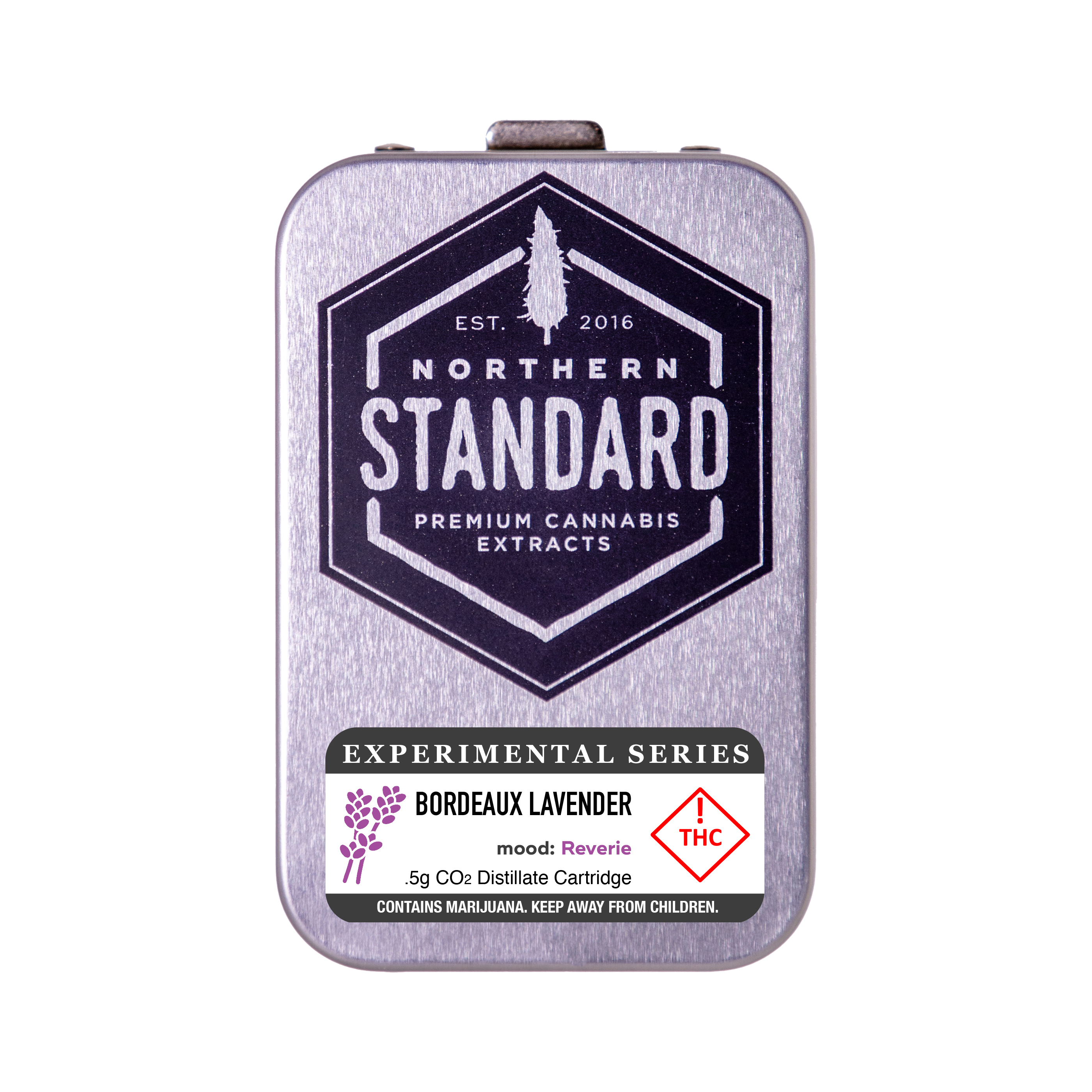 Photograph of product: Experimental - Bordeaux Lavender - Distillate Cart 0.5g