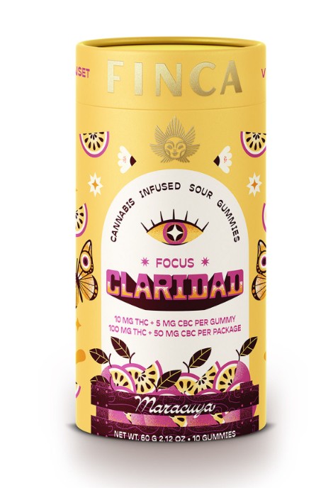 Photograph of Product: Finca | Claridad | Maracuya (Passion Fruit) | Gummies 10pk | 100mg