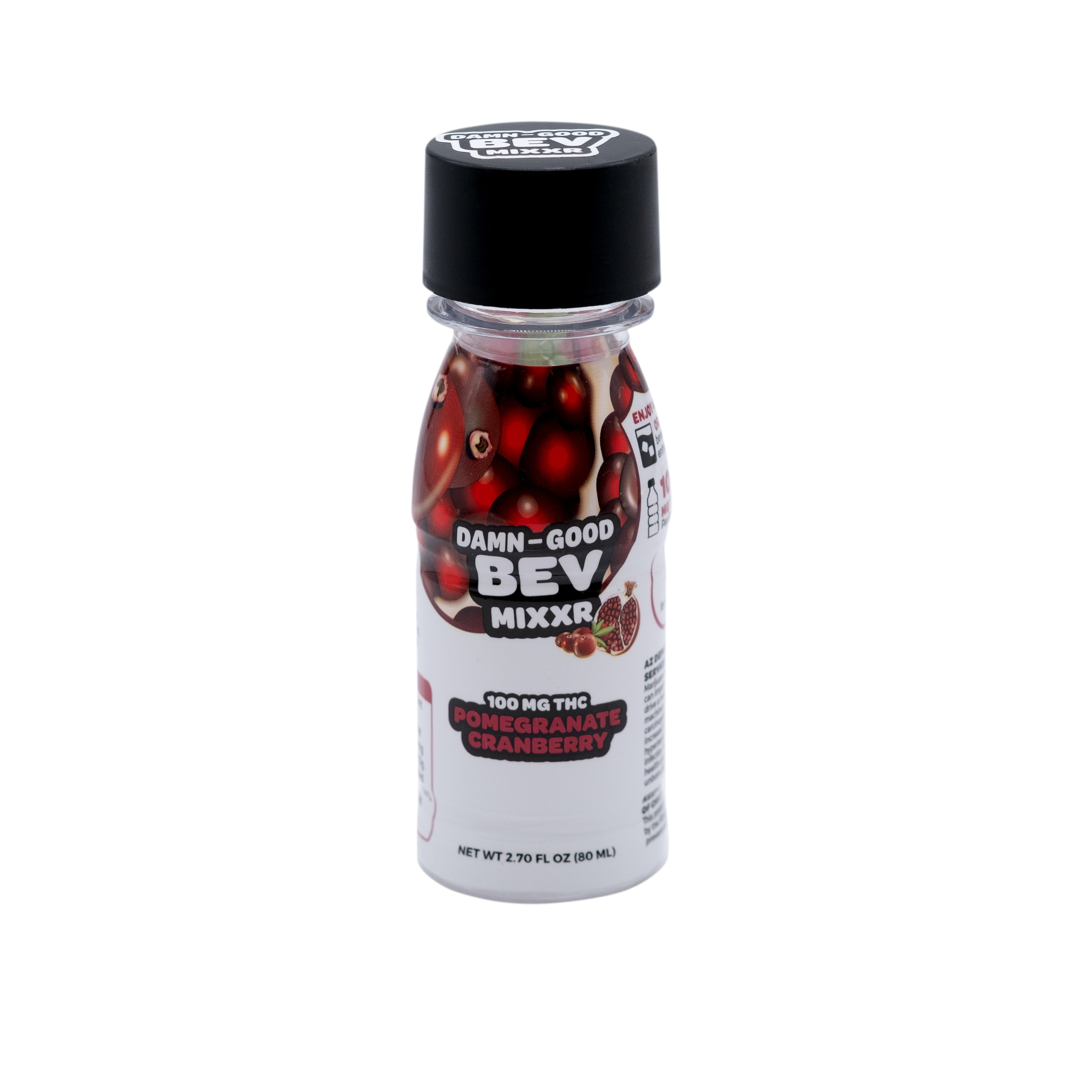 Photograph of product: Damn Good Bev Mixxr 100 MG Pomegranate Cranberry