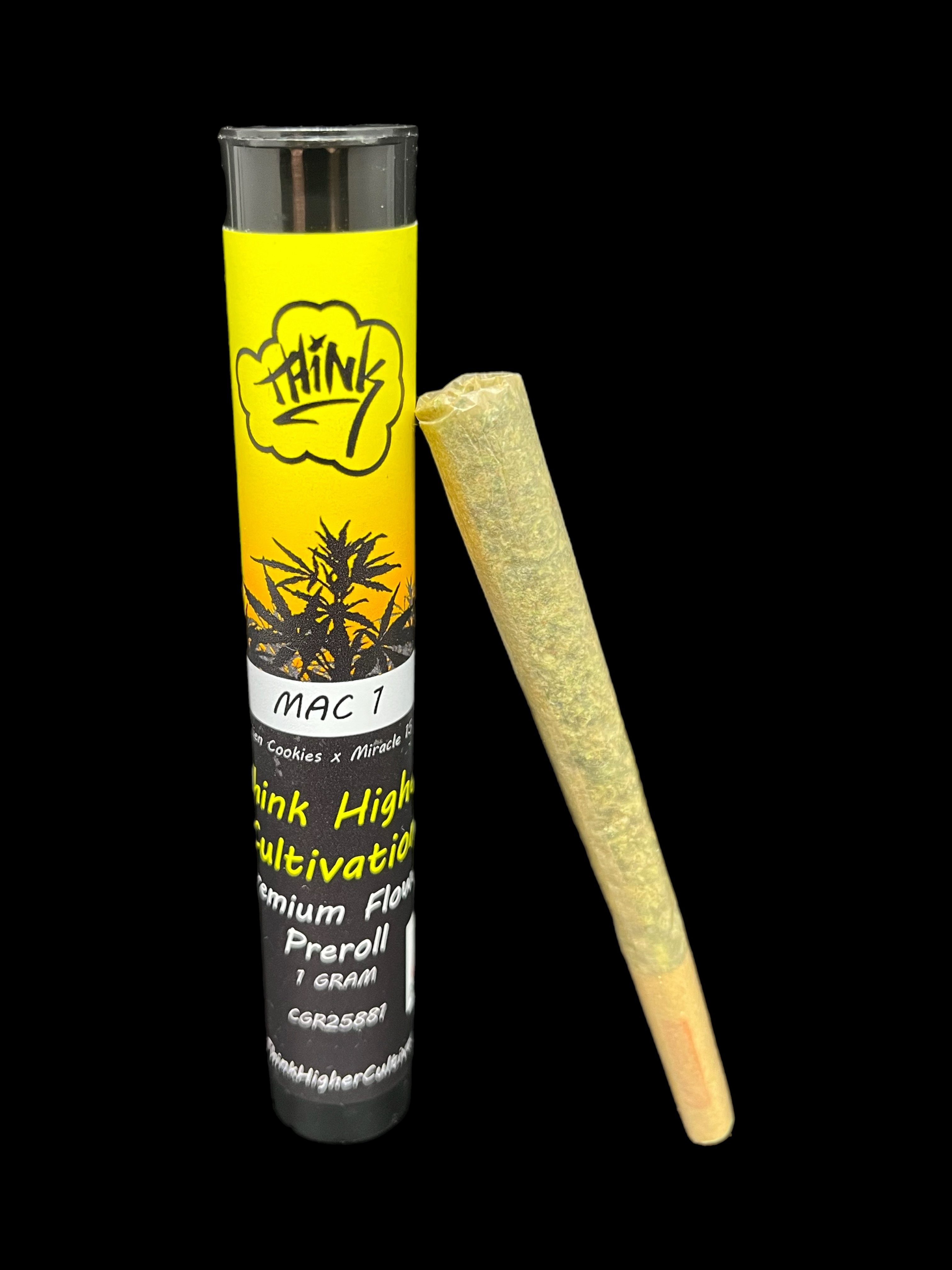 Photograph of product: Think Higher: Mac 1 Pre-roll