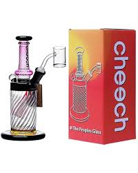 Photograph of product: Cheech Glass 8" Hipnotic Fumed Dab Rig with 14M Banger