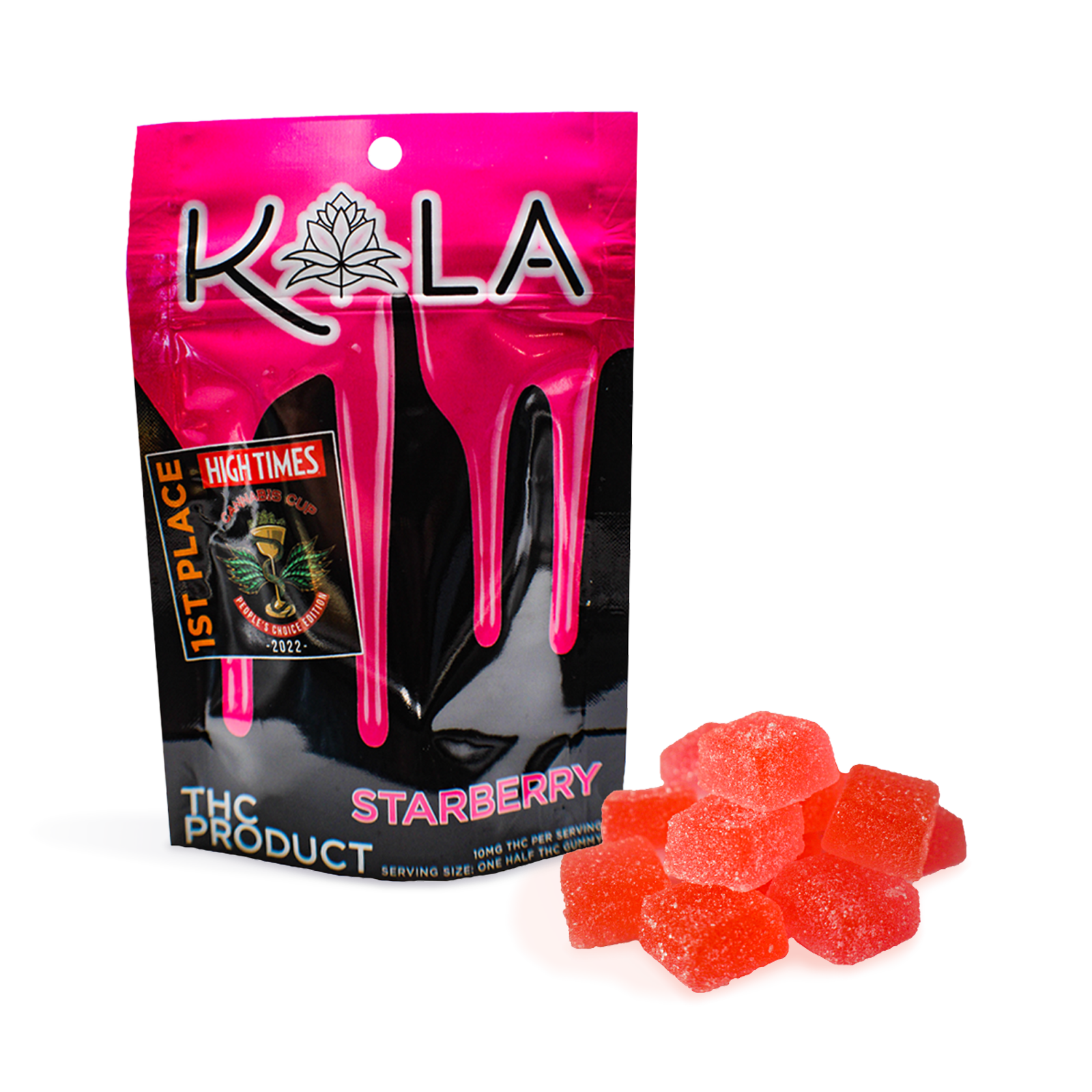 Photograph of product: Kola Farms | Starberry Gummies | 200 MG