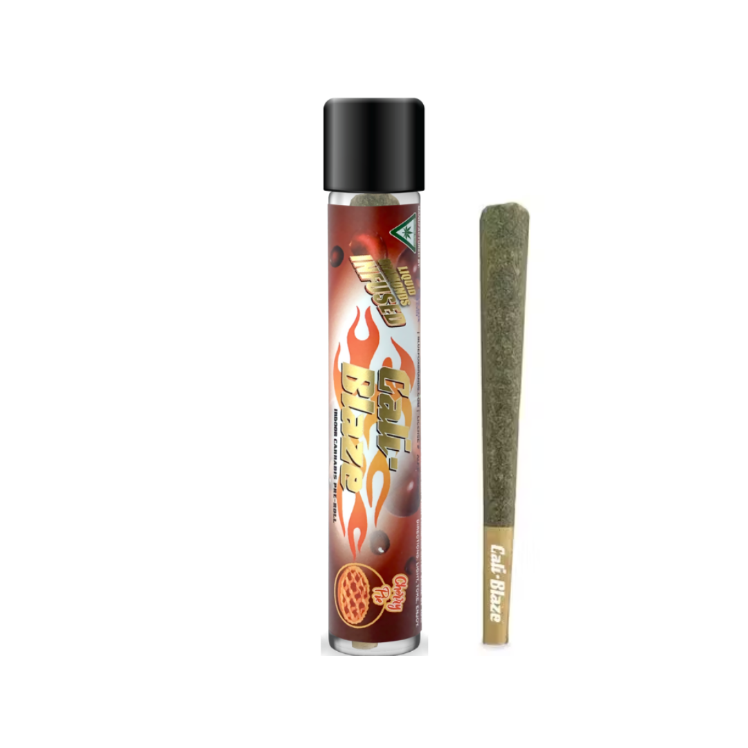 Photograph of product: Cali-Blaze | Cherry Pie Tarantula Pre-Roll | 1g
