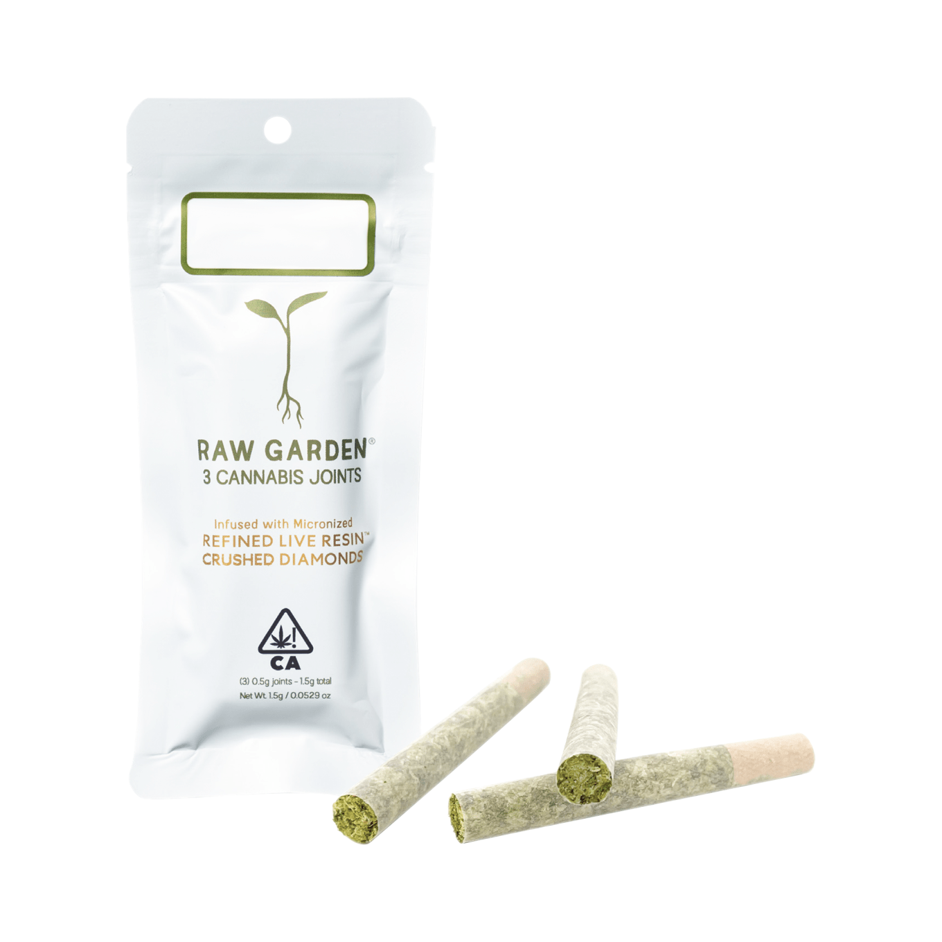 Photograph of product: Space Ranger - 1.5g  3ct Crushed Diamonds Pre Rolls