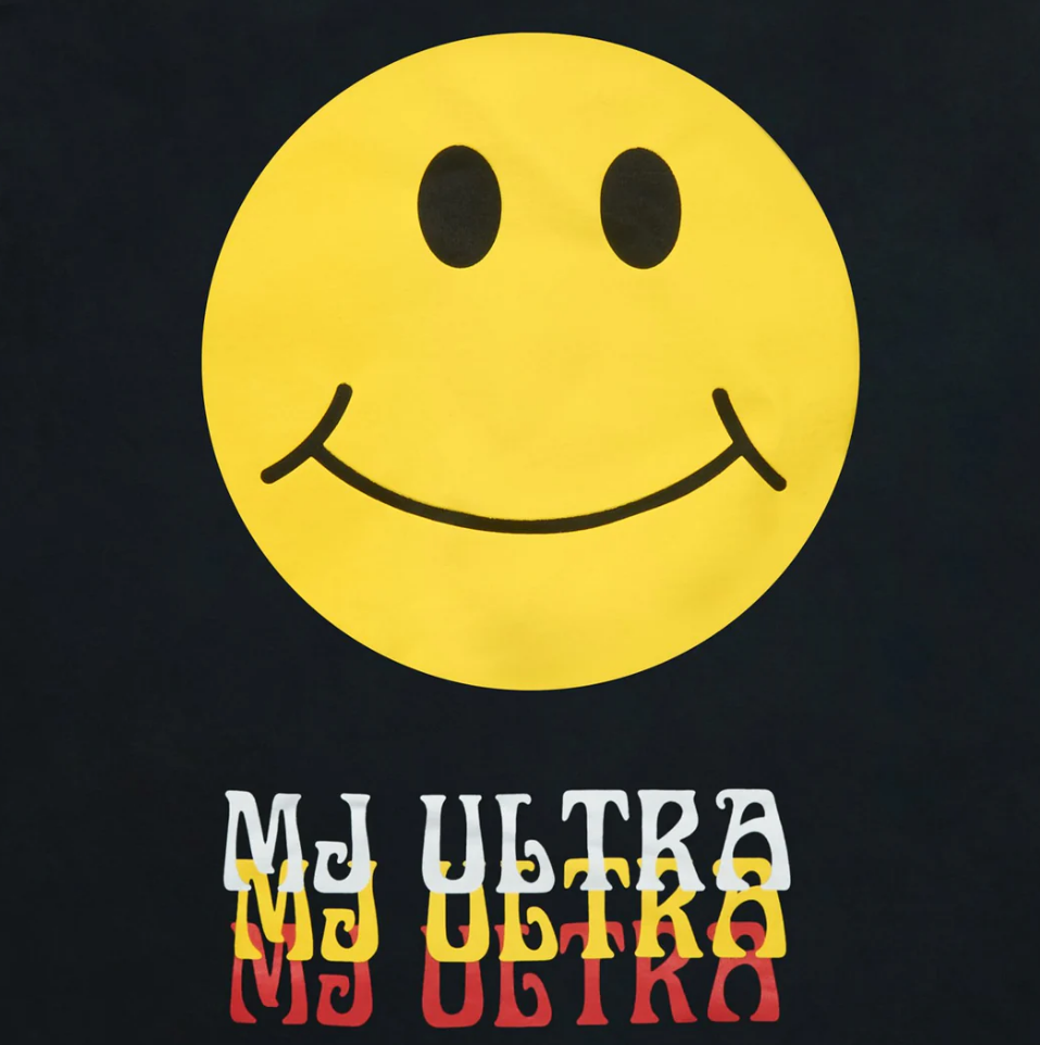 Photograph of product: MJ Ultra | Happy Daze Black Hoodie | XL