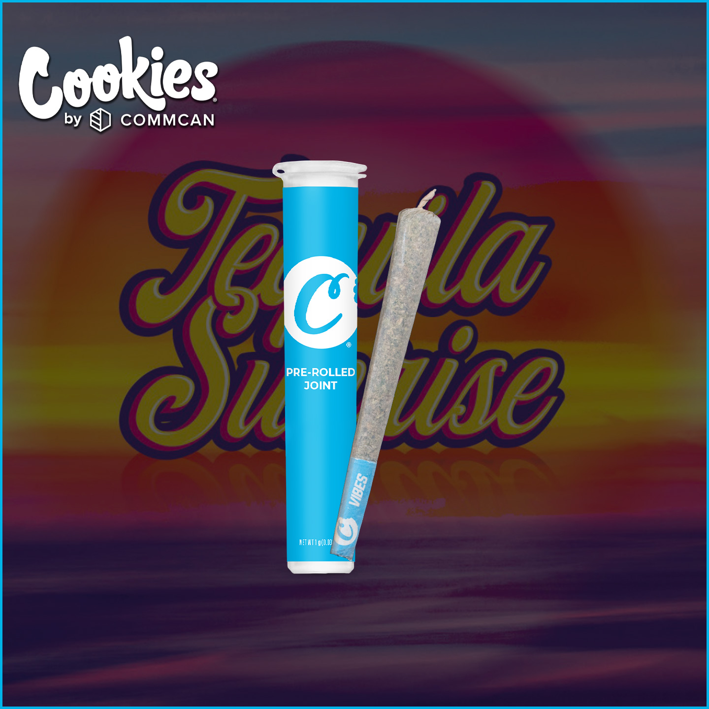 Photograph of product: Tequila Sunrise - Hybrid - Pre-Roll [1g] (Cookies)