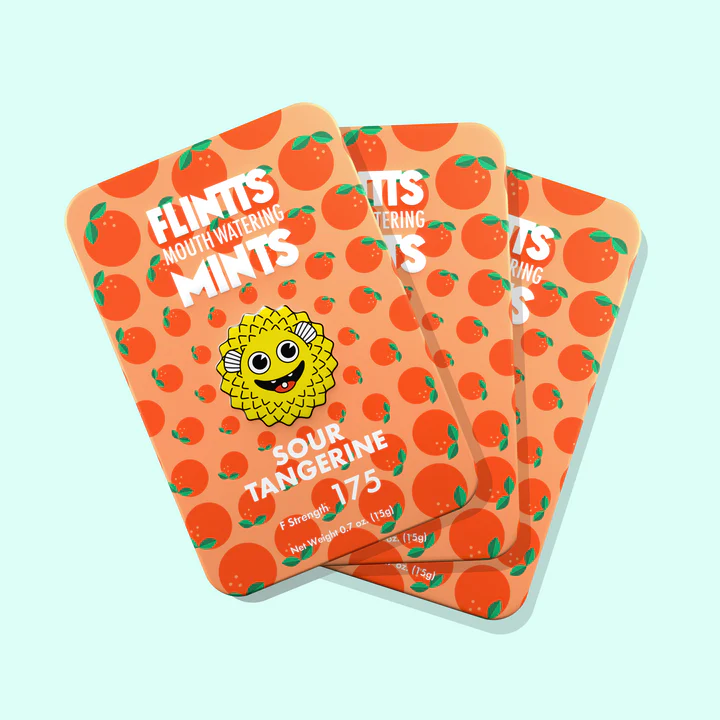 Photograph of product: Flintts Mints - Tangerine