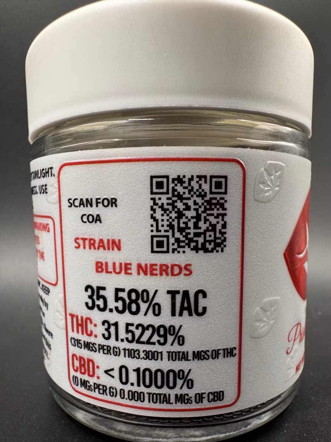 Photograph of product: Priscilla's Garden | Blue Nerds | hybrid (Indoor) - 3.5g