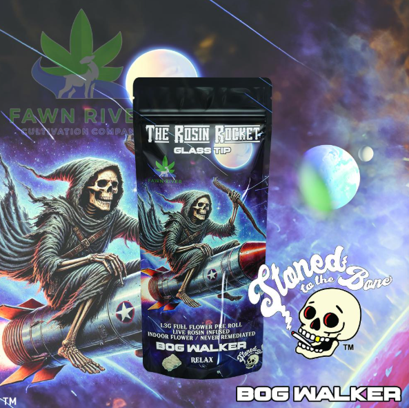 Photograph of Product: BOG Walker | 1.3g Rosin Rocket | Stoned To The Bone