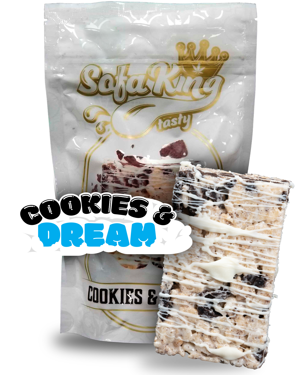 Photograph of product: SOFA KING - BAKED GOODS - 100MG - COOKIES & DREAM - HYBRID