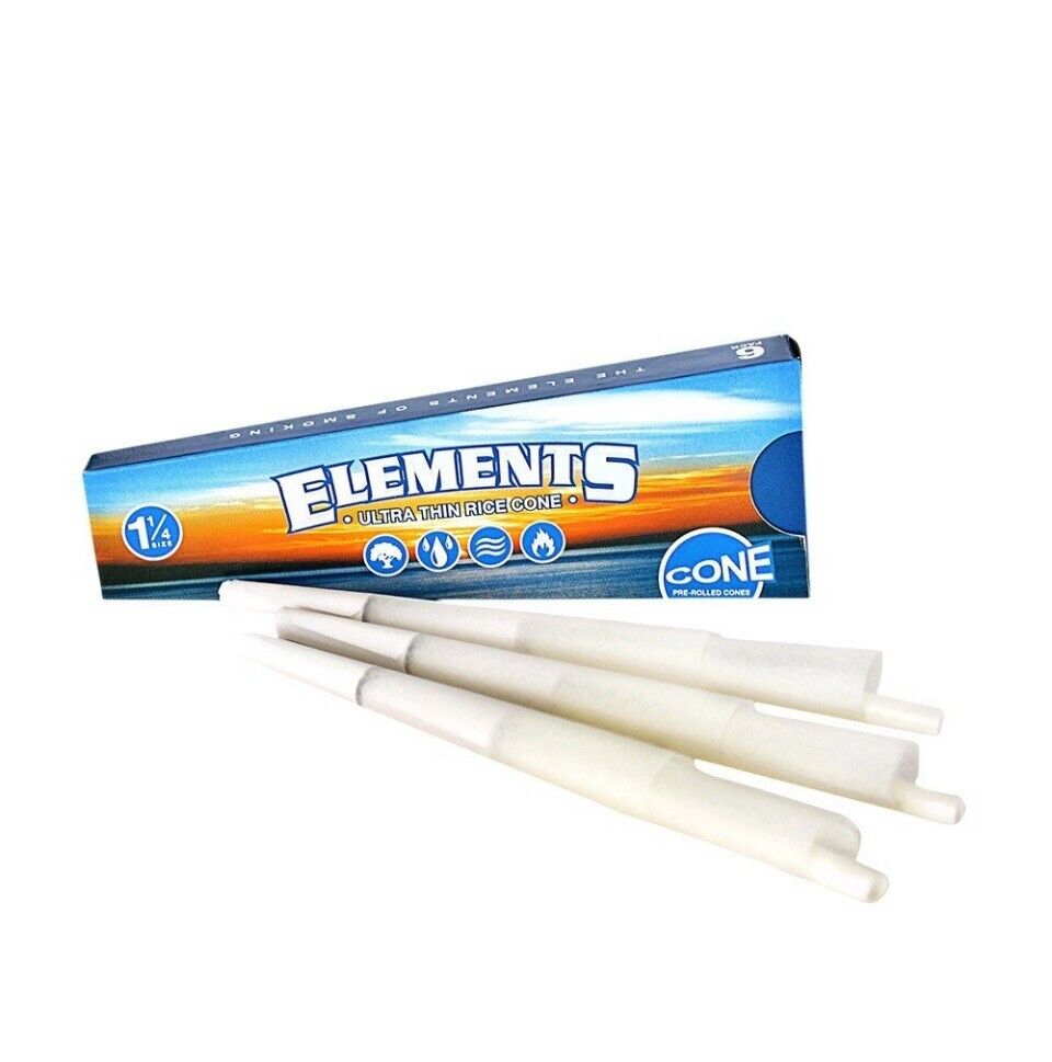 Photograph of product: 1 1/4" Rice Pre-Rolled Cones 6pk