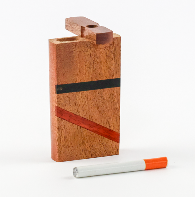 Photograph of product: 4" Color Insert Wooden Dugout | 1 Hitter Included