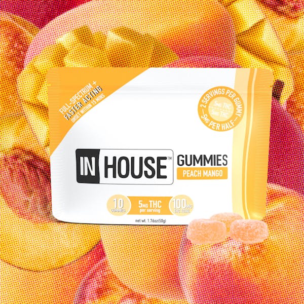 Photograph of product: Peach Mango Gummies | 10pk