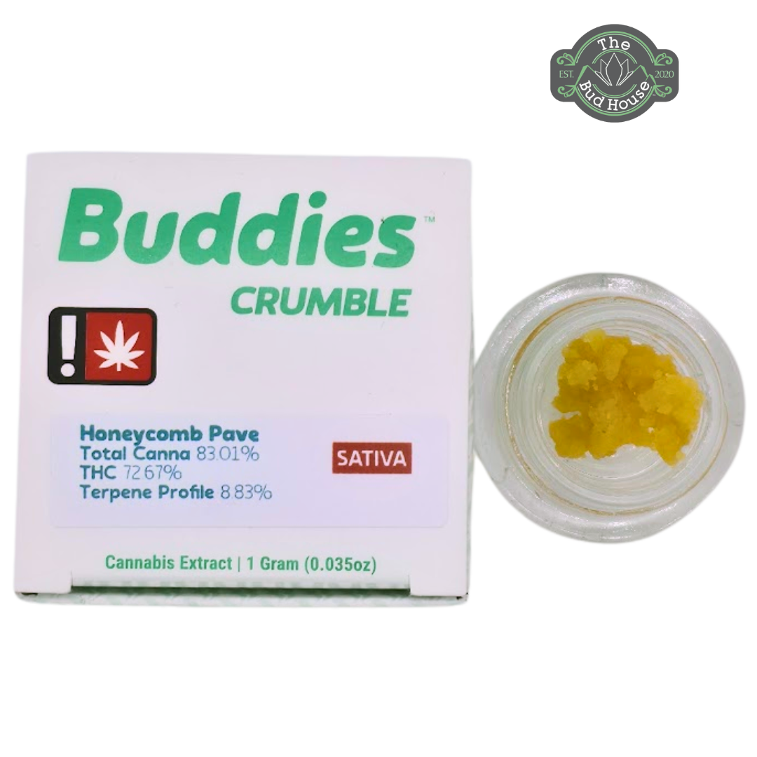 Photograph of product: Buddies 1g HONEYCOMB PAVE Crumble