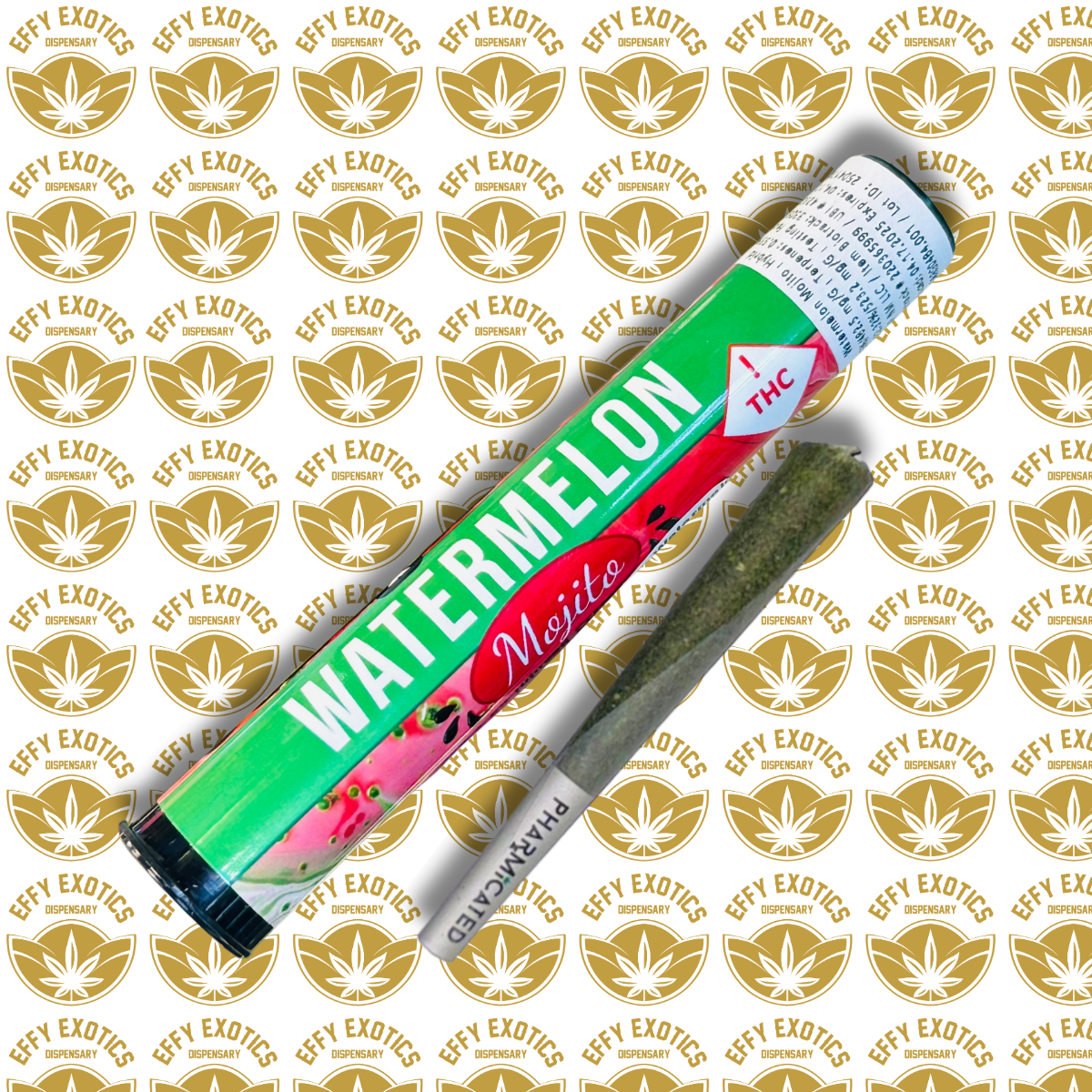 Photograph of product: PhD Infused Preroll - Watermelon Mojito (H)