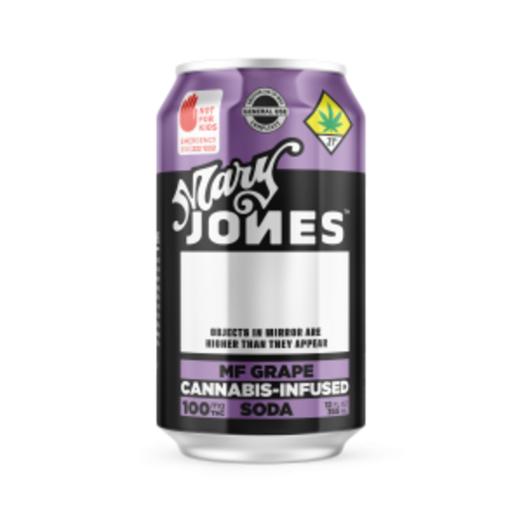 Photograph of product: Mary Jones - MF Grape Soda 100mg 12oz