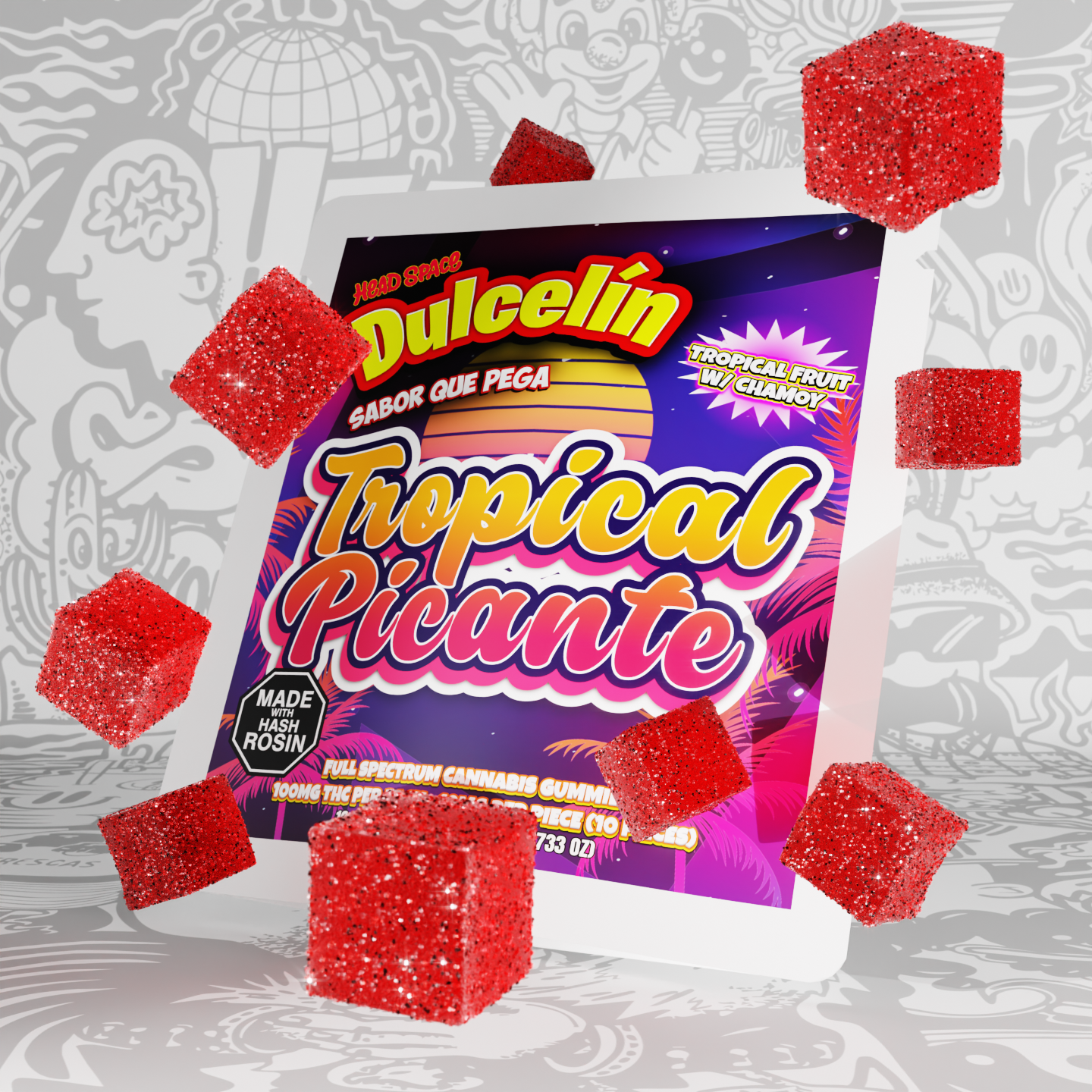 Photograph of product: Dulcelin - Tropical Picante