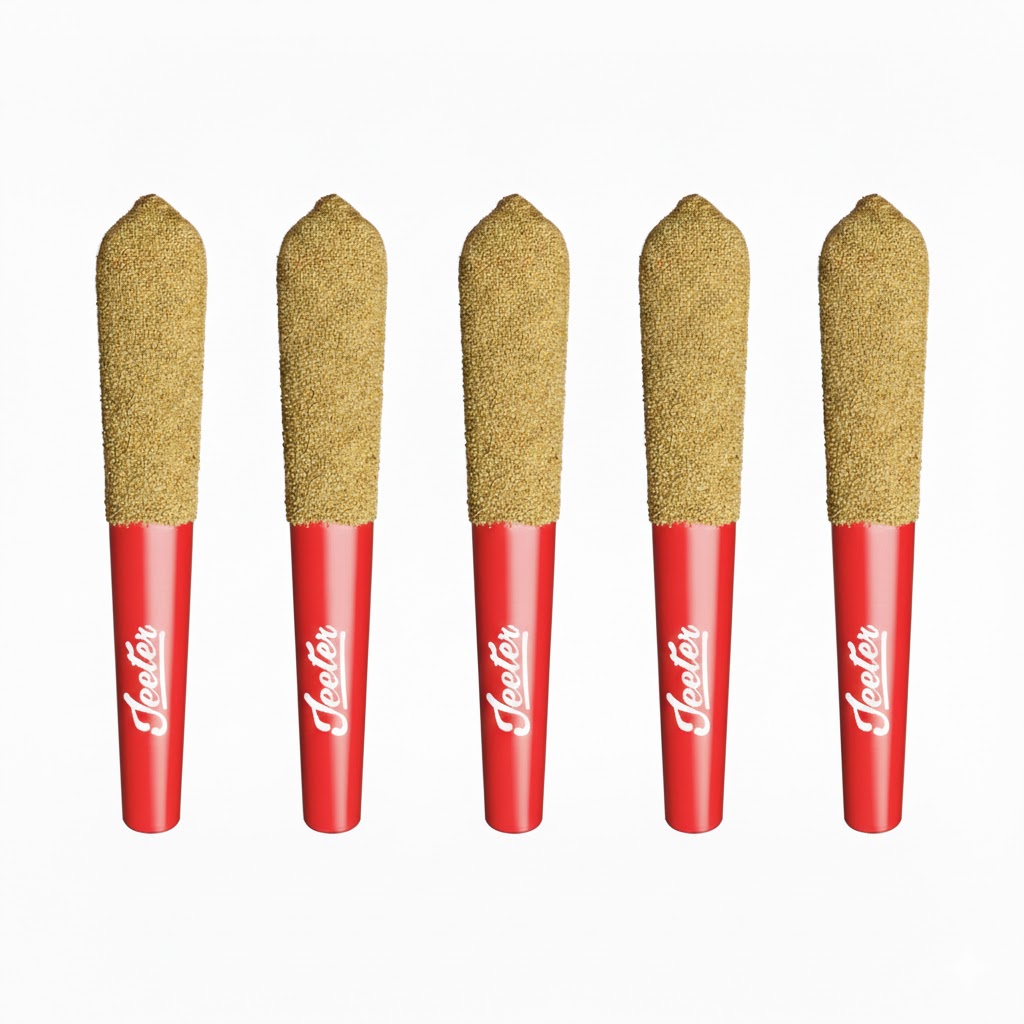 Photograph of product: Fire OG Quad Infused Pre-Rolls 5pk