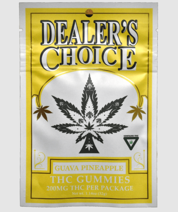 Photograph of product: Dealer's Choice | Guava Pineapple | 200mg | Gummies