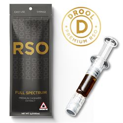 Photograph of product: RSO Syringe