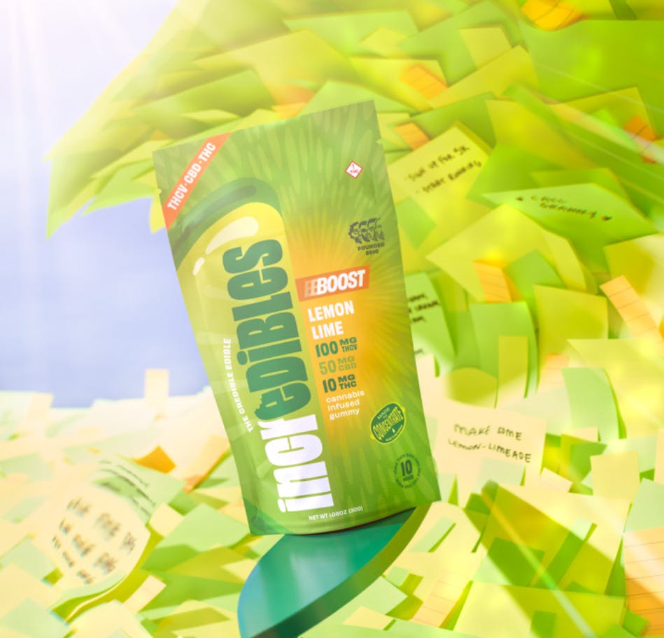 Photograph of product: Lemon Lime Boost 10:5:1 - TH-ouiV:CBD:TH-oui Gummies - 10mg