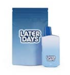 Photograph of product: Later Days Blue Raspberry Disposable