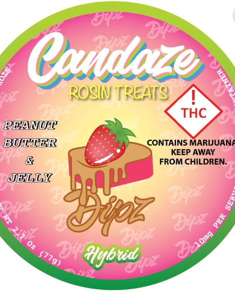 Photograph of product: Candaze Dipz - Strawberry PB&J (S) 100mg