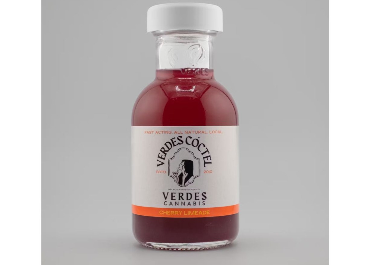 Photograph of product: Verdes - Cherry Limeade 1:1 CBG 100mg Beverage