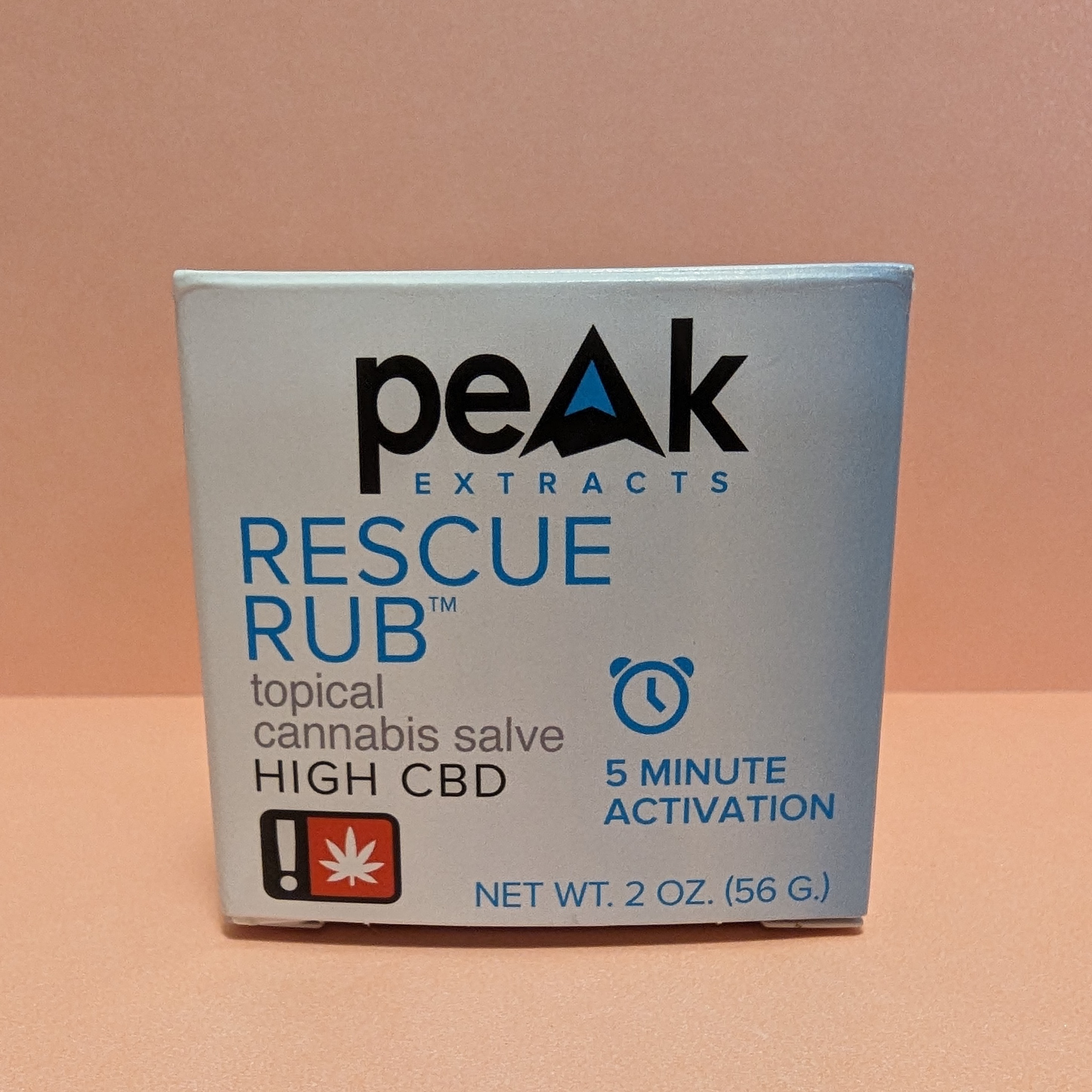 Photograph of product: Peak Extracts - High CBD Rescue Rub