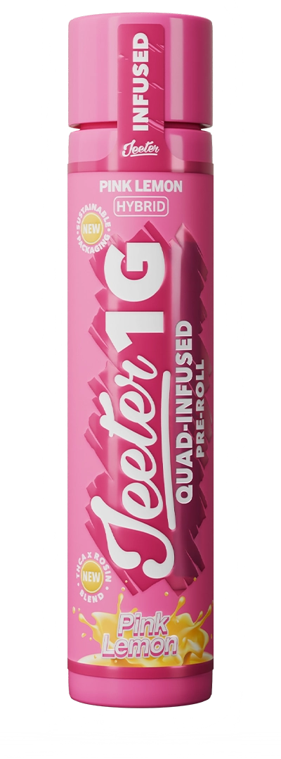Photograph of product: JEETER - INFUSED PREROLL (ROSIN ENHANCED DIAMONDS) - HYBRID - PINK LEMON