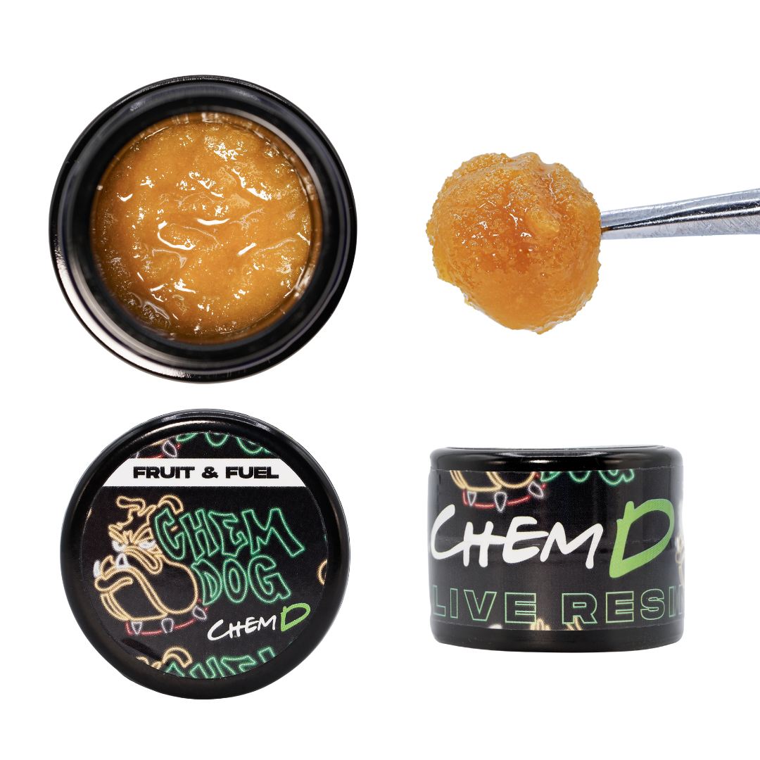 Photograph of product: Fruit & Fuel - Live Resin Baller Jar - Chem D (3.5g)