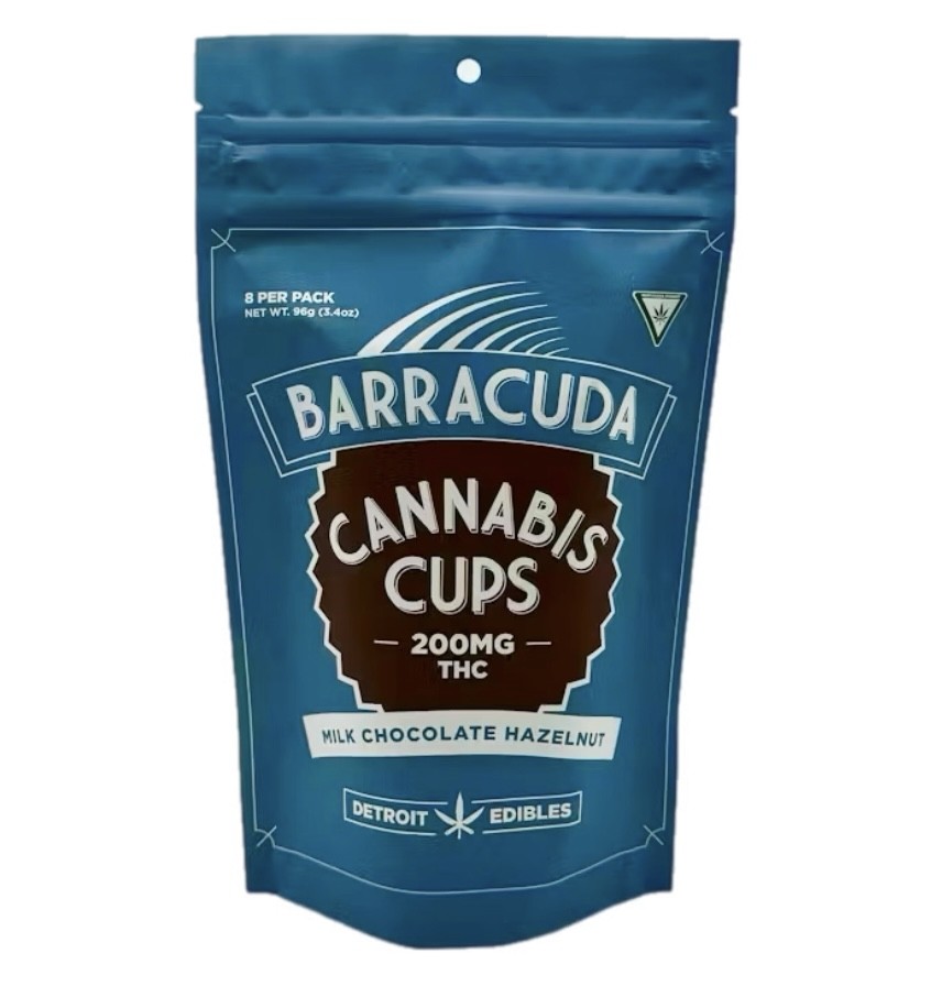 Photograph of product: Barracuda Cup | Milk Chocolate Hazelnut | 200mg