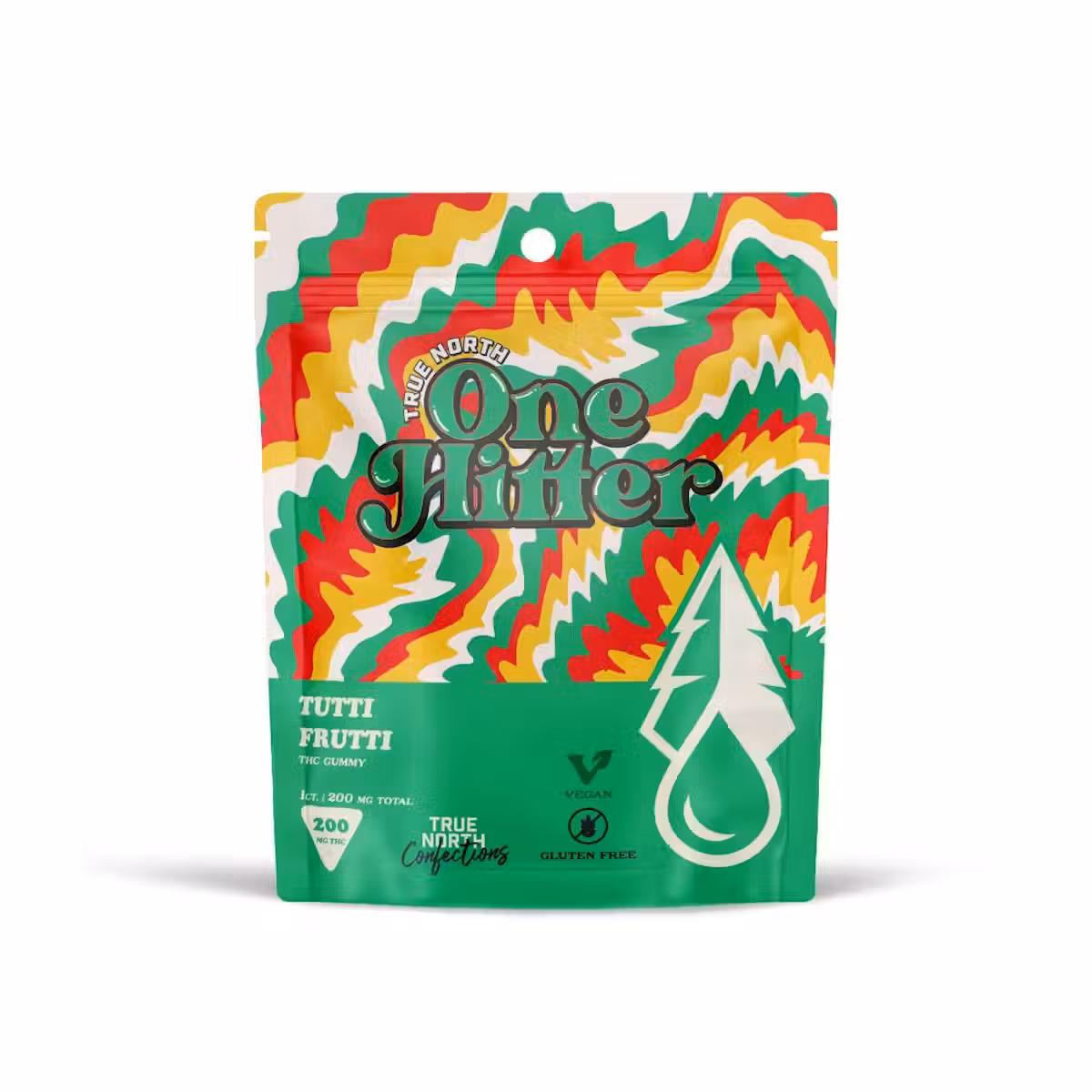 Photograph of product: Tutti Frutti One Hitter Gummy 200mg