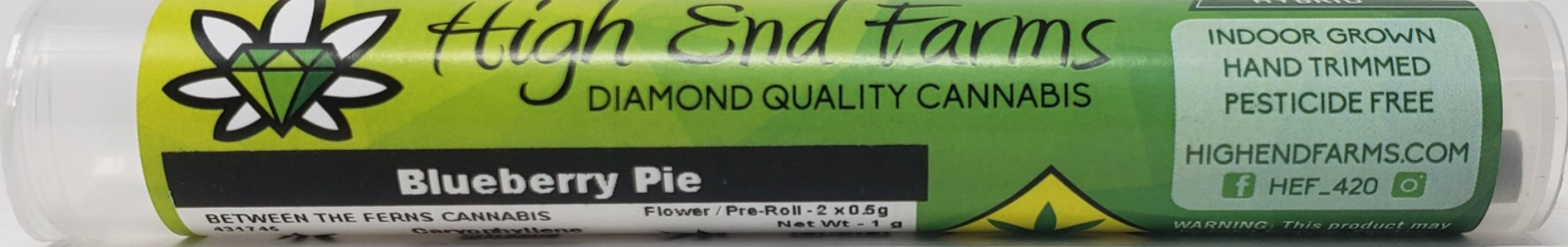 Photograph of Product: HIGH END Blueberry Pie Pr