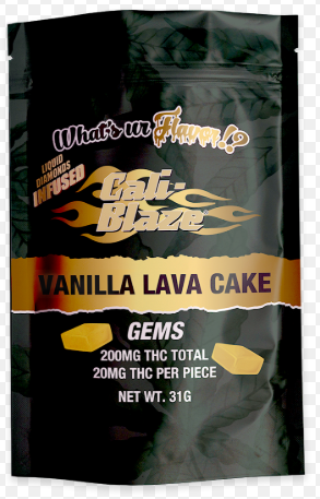 Photograph of product: Vanilla Lava Cake | Lqd Infused Gummies 200mg