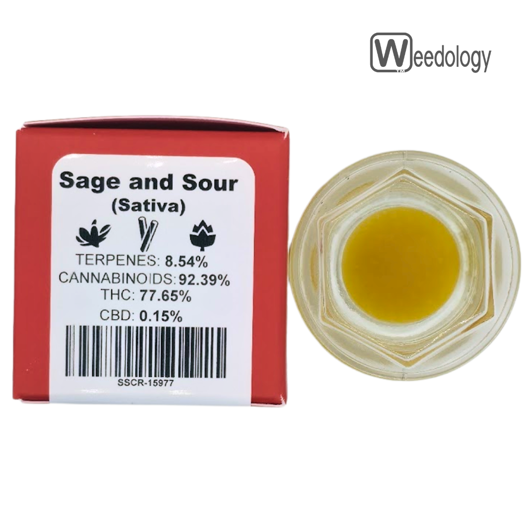 Photograph of product: BobSled 1g SAGE AND SOUR CR