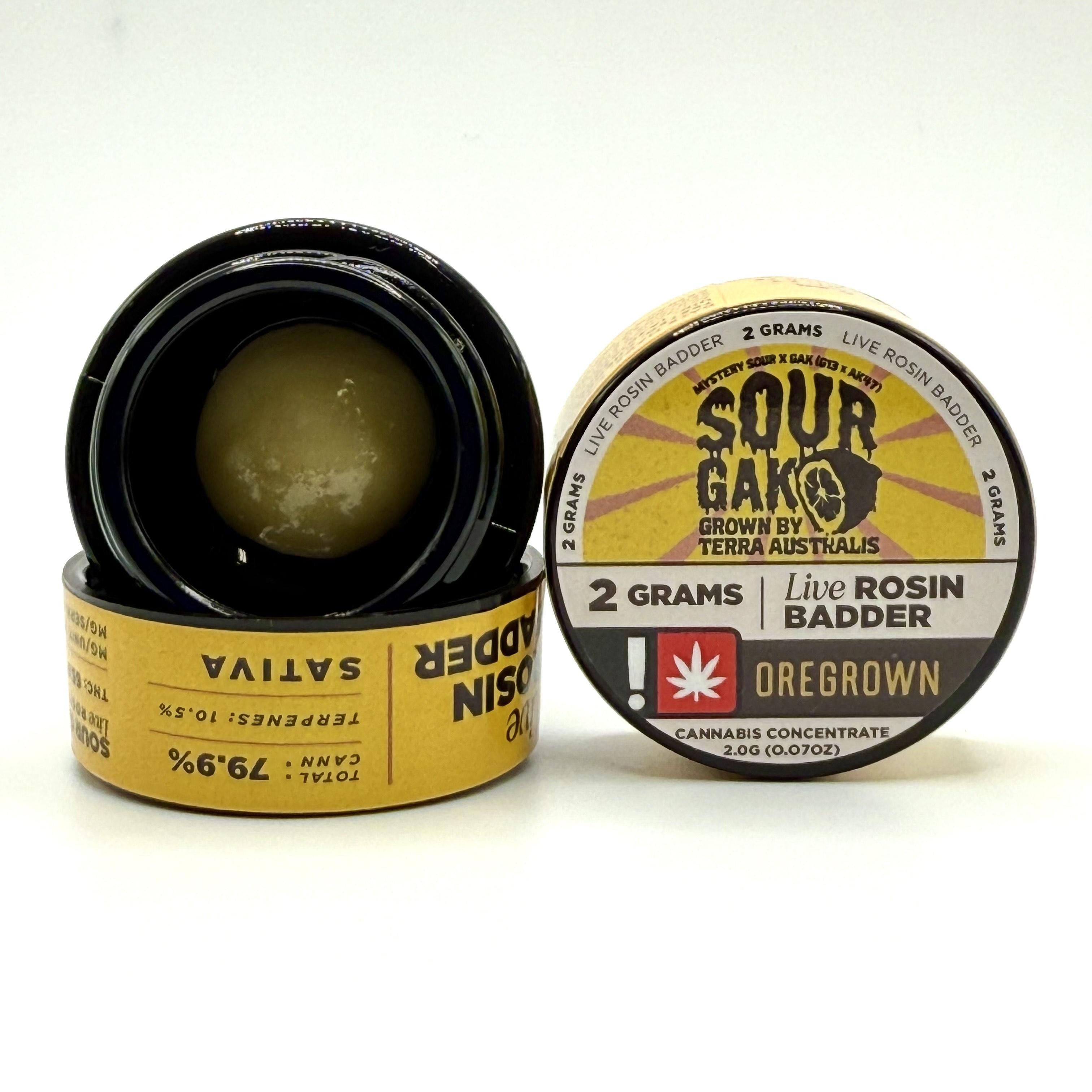 Photograph of product: rosin OG 2g Sour Gak 2g (Oui'd)