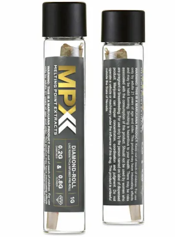 Photograph of product: MPX Diamond Roll OC Tang Infused 1g Preroll