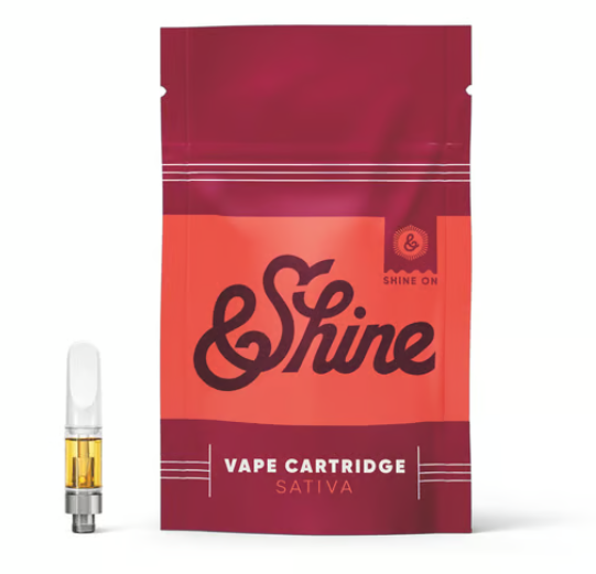 Photograph of product: &Shine Strawberry Cough Cartridge