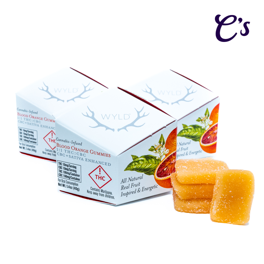 Photograph of product: Gummie (CBC 1:1) Blood Orange 100mg