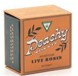Photograph of product: Peachy au chocolat & Co. - Superboof - 3.5g Live Rosin