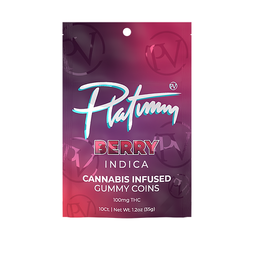 Photograph of product: Platinum Gummies - Berry 200mg (Oui'd)