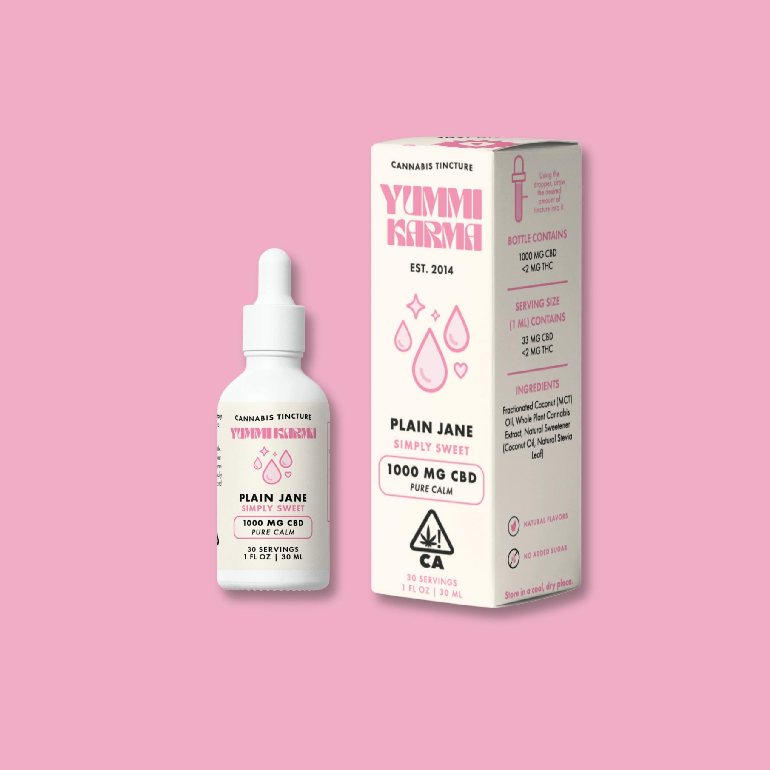 Photograph of product: Yummi Karma Tincture Plain Jane CBD