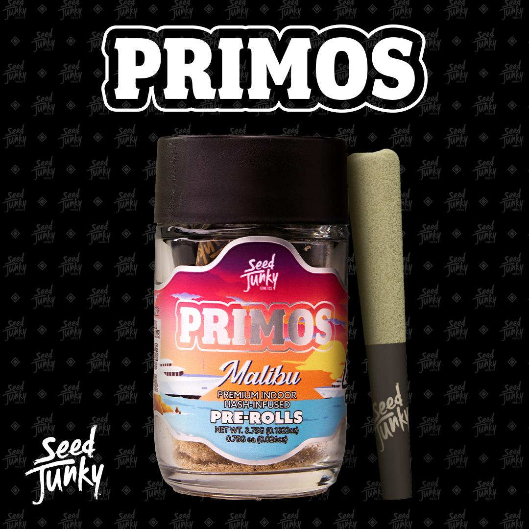Photograph of product: Seed Junky- Sour Shotz Primos au chocolat Infused Prerolls (0.6x5)