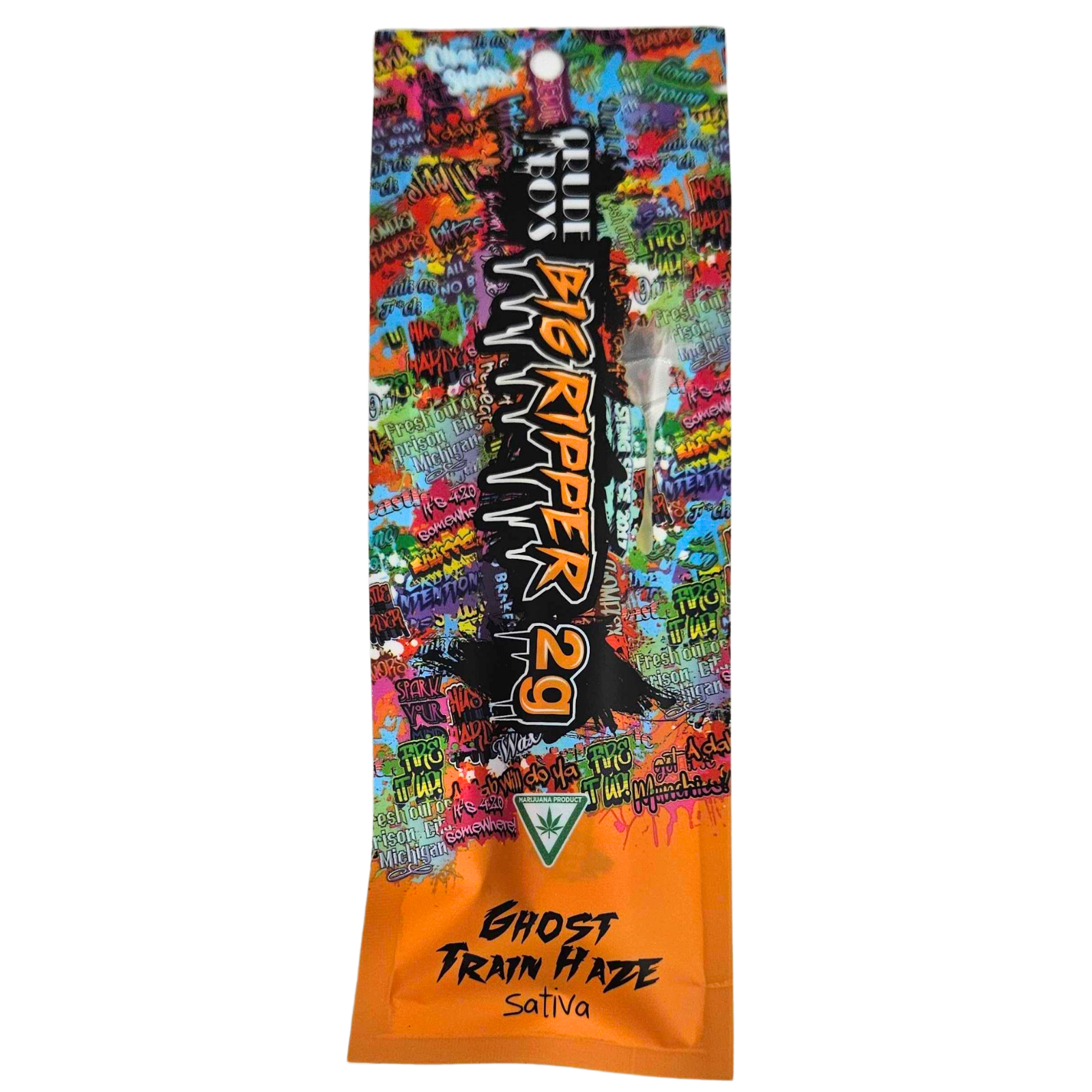 Photograph of product: CRUDE BOYS | Vape Cartridge | Disposable | Ghost Train Haze