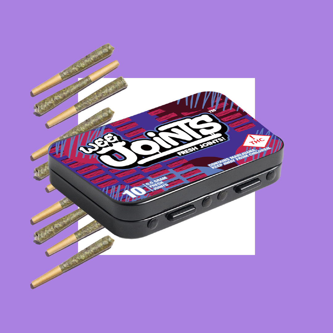 Photograph of product: Wee Joints - Orange Fizz (H) - 10-Pack Joints (5 Grams)