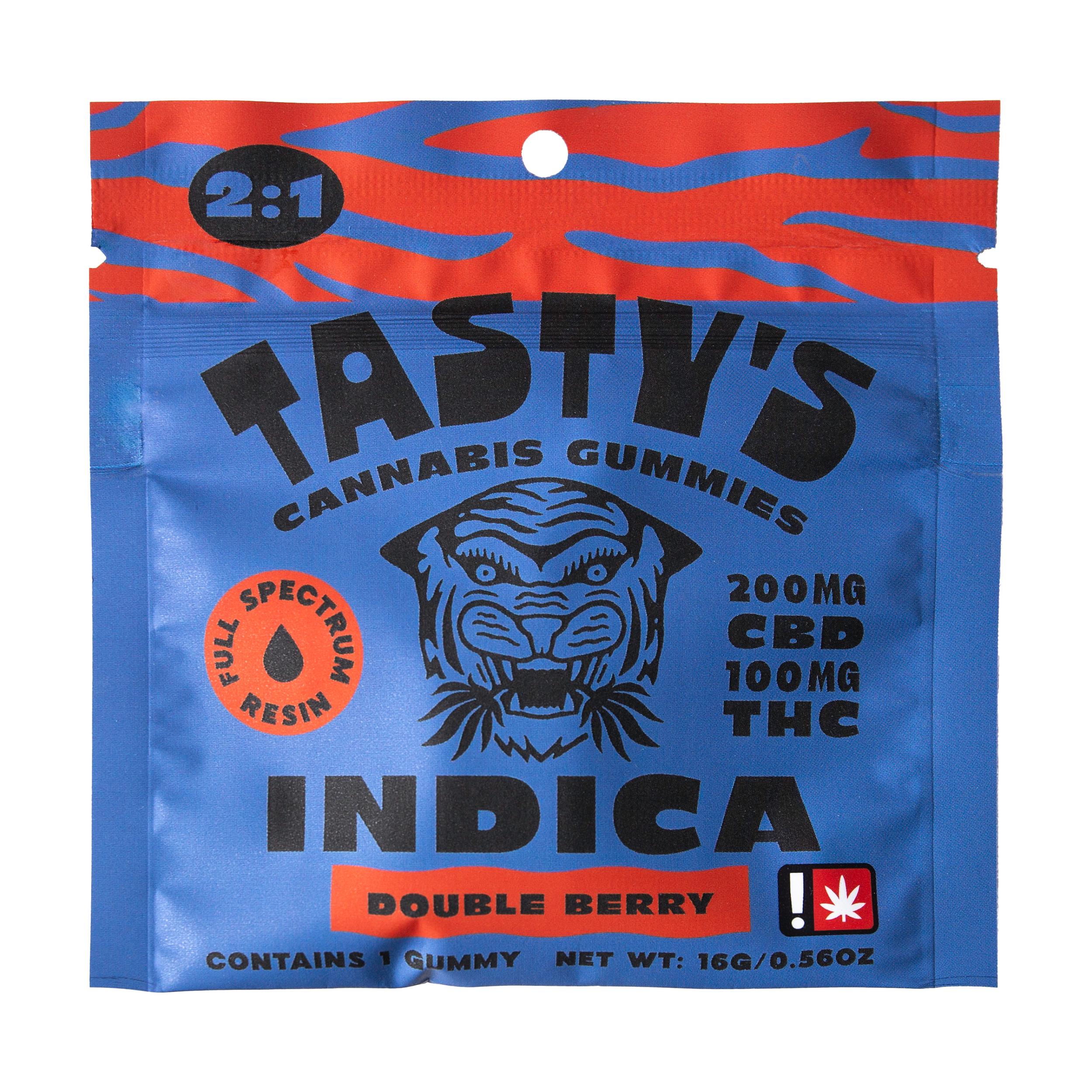 Photograph of product: Double Berry 2:1 Single Gummy | 100mg
