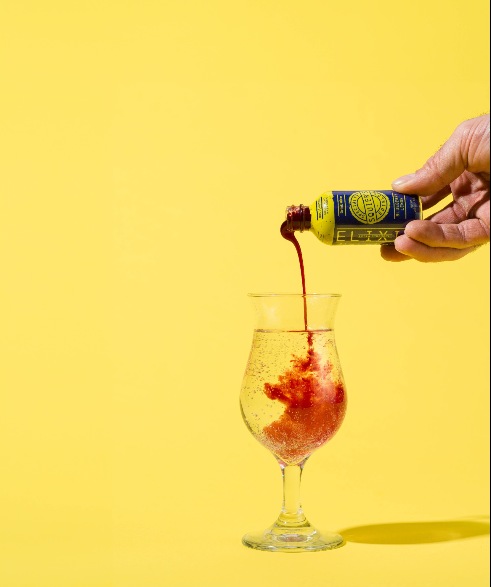 Photograph of product: 200MG au chocolat Rosin Drink Mixer Blueberry Lemon