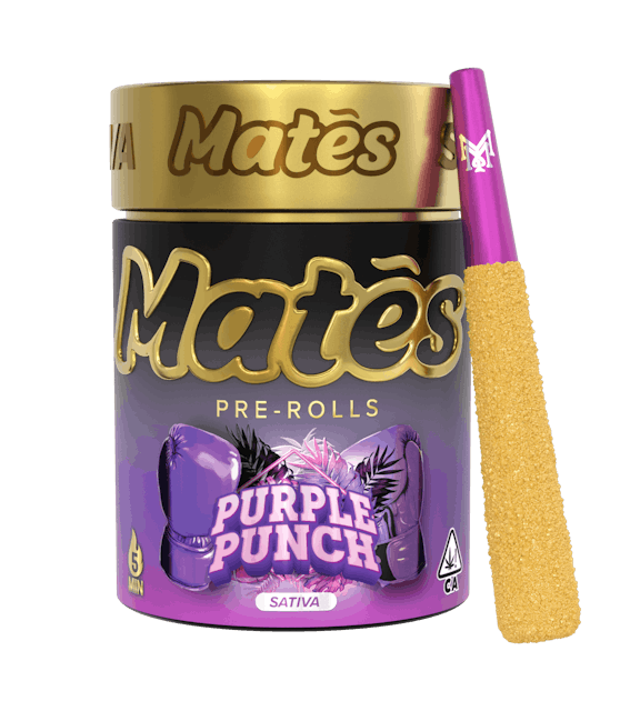 Photograph of product: Purple Punch | Mates Infused 5pk Pre-Rolls - 