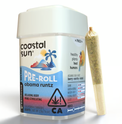 Photograph of product: Coastal Sun | Obama Runtz | 10pk